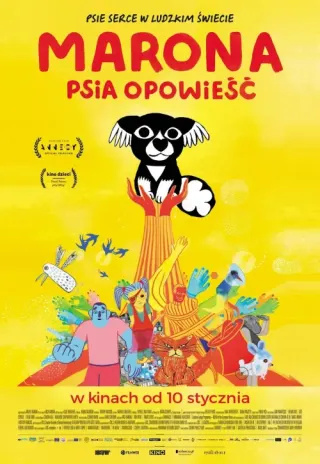 Plakat: Marona - psia opowieść