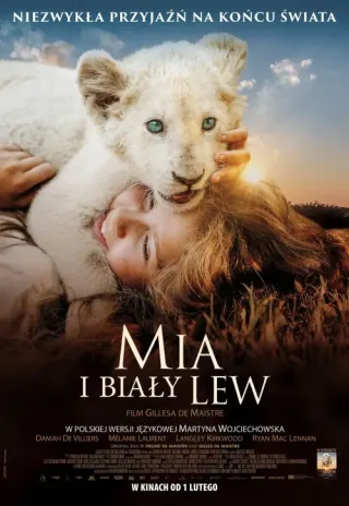 Plakat: Mia i biały lew