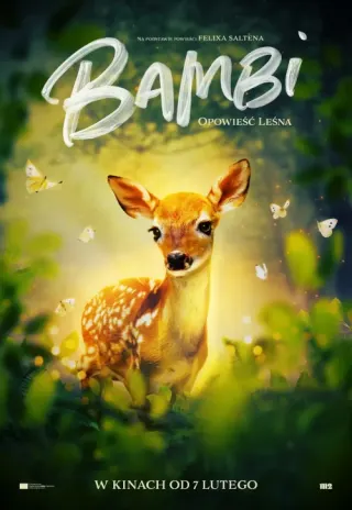 Plakat: Bambi. Opowieść leśna