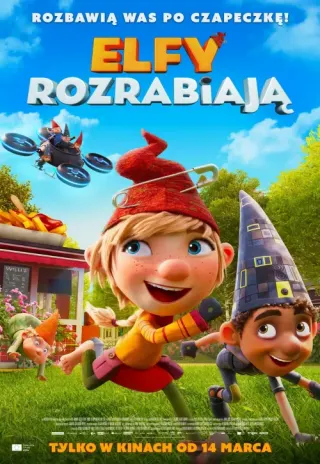 Plakat: Elfy rozrabiają