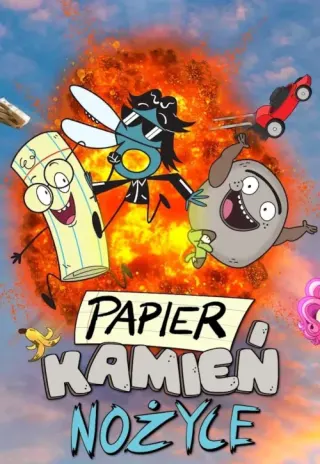 Plakat: Kamień, Papier, Nożyce