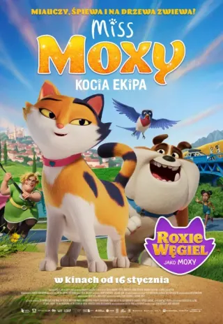 Plakat: Miss Moxy. Kocia ekipa