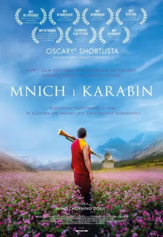 Plakat: Mnich i karabin