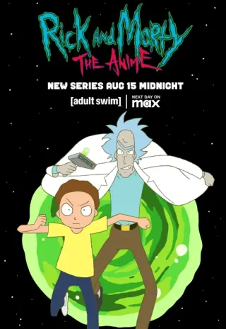 Plakat: Rick i Morty: Anime