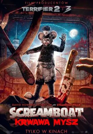 Plakat: Screamboat. Krwawa mysz