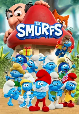 Plakat: Smerfy