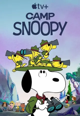 Plakat: Snoopy na obozie