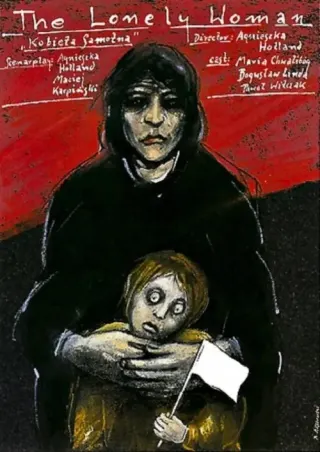 Plakat: Kobieta samotna