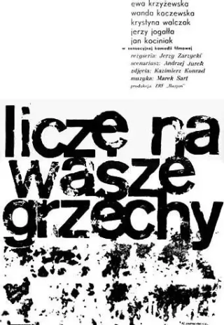 Plakat: Liczę na wasze grzechy