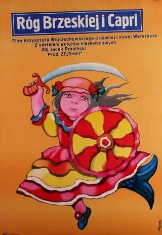 Plakat: Róg Brzeskiej i Capri