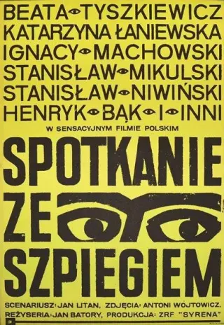 Plakat: Spotkanie ze szpiegiem