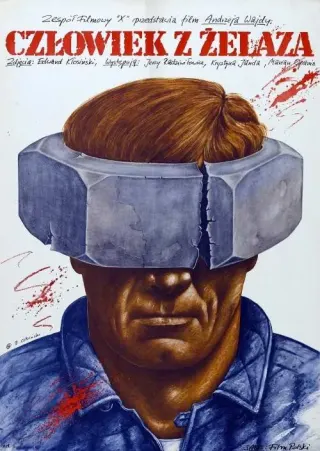 Plakat: Człowiek z żelaza