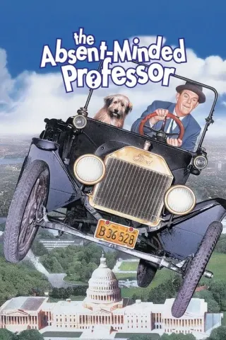 Plakat: Latający profesor