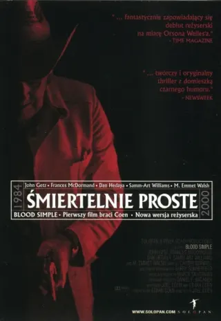 Plakat: Śmiertelnie proste