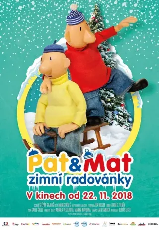 Plakat: Sąsiedzi: Zimowe zabawy