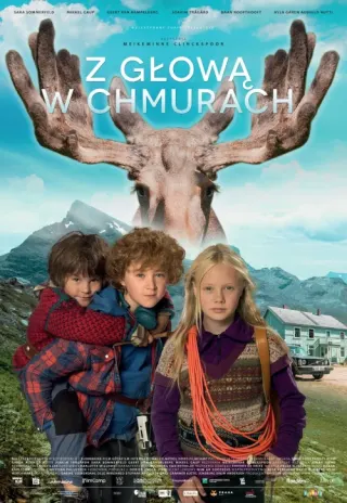 Plakat: Z głową w chmurach