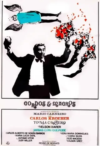 Plakat: Gordos e Magros