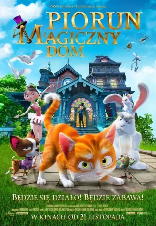 Plakat: Piorun i magiczny dom