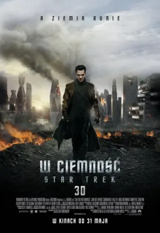 Plakat: W ciemność. Star Trek