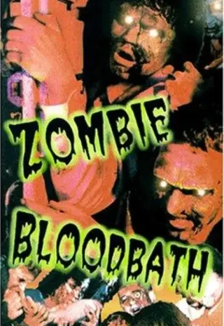 Plakat: Krwawa łaźnia zombie