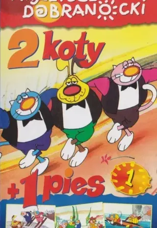 Plakat: 2 koty + 1 pies