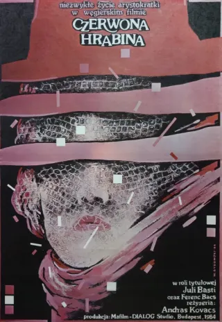 Plakat: Czerwona hrabina