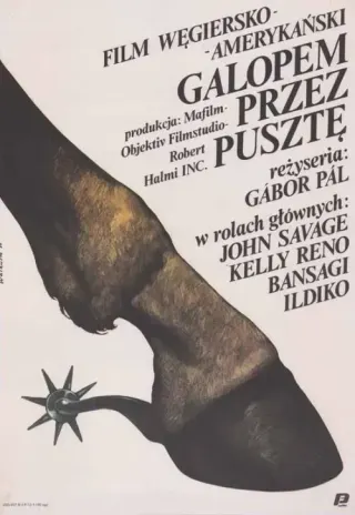Plakat: Galopem przez pusztę