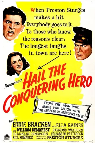 Plakat: Hail the Conquering Hero