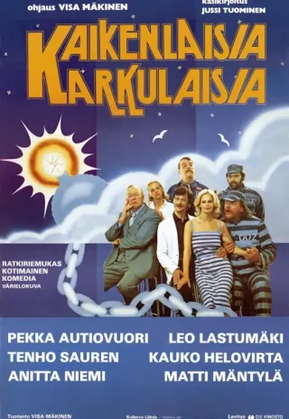 Plakat: Kaikenlaisia karkulaisia