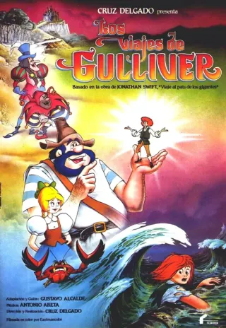 Plakat: Guliwer w Krainie Olbrzymów