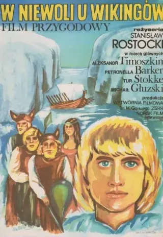 Plakat: W niewoli u Wikingów