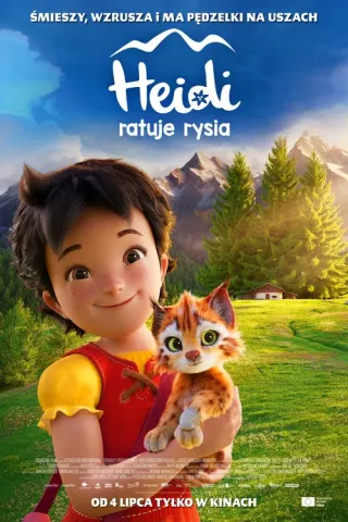 Plakat: Heidi ratuje rysia