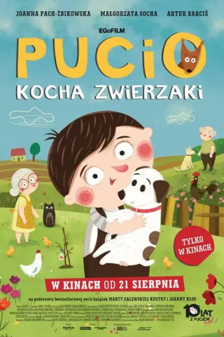 Plakat: Pucio kocha zwierzaki
