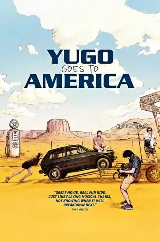 Plakat: Yugo jedzie do Ameryki