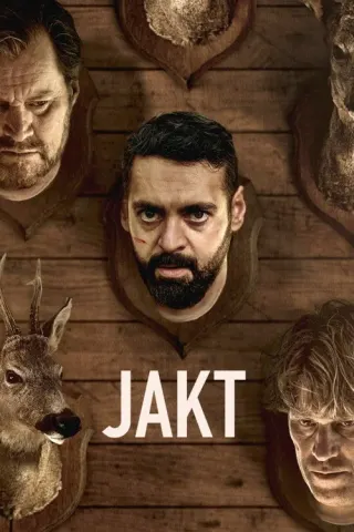 Plakat: Łowcy na białej polanie