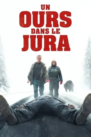 Plakat: Niedźwiedź w górach