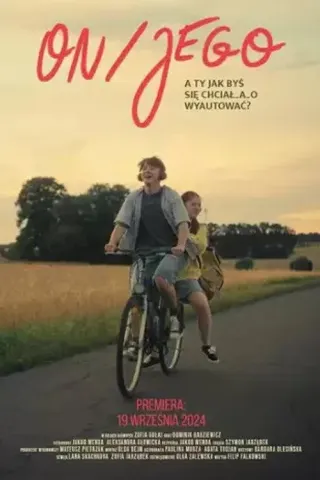 Plakat: on/jego